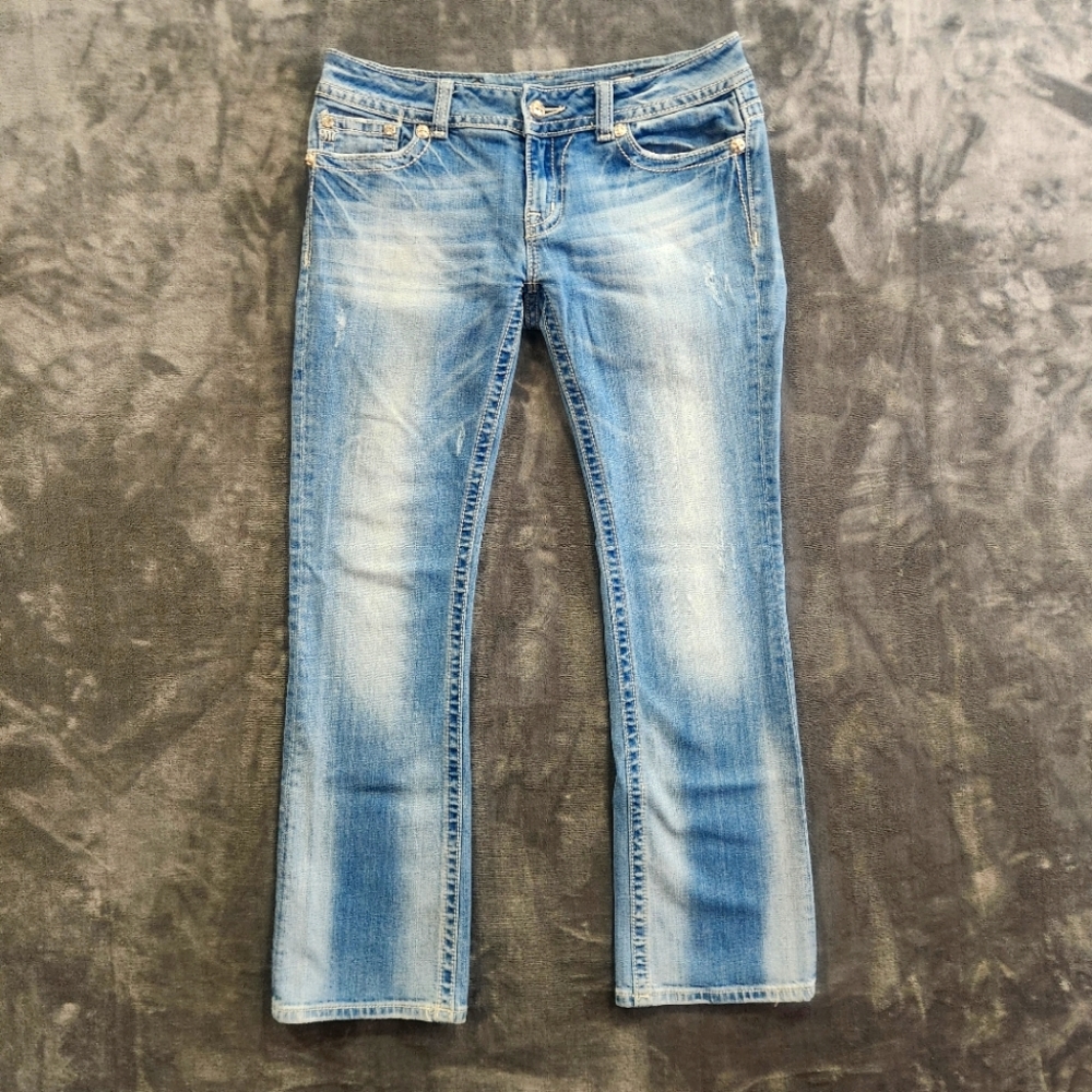 Miss Me Boot Cut Jeans Mid Rise Size 31x29